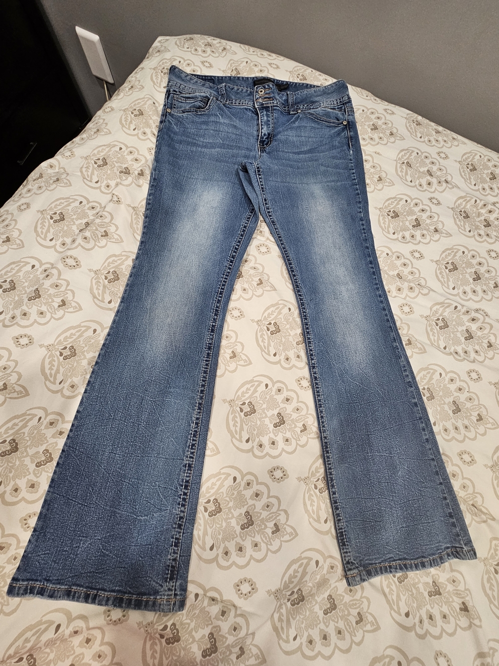 Women's Light Blue Flare Jeans